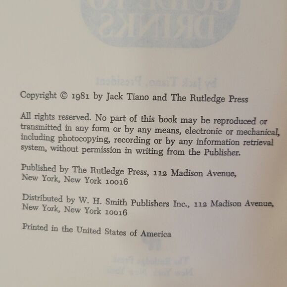 Vintage The American Bartenders School Guide to Drinks 1981 - Picture 4 of 6